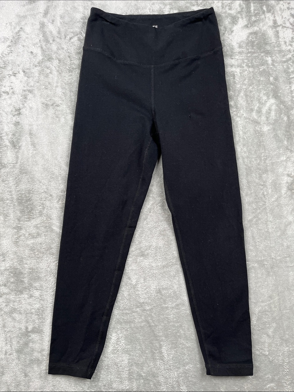 MATE The Label S Organic Stretch‎ Midi Black Leggings FLAW